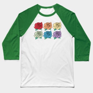 Roses (Pride) Baseball T-Shirt